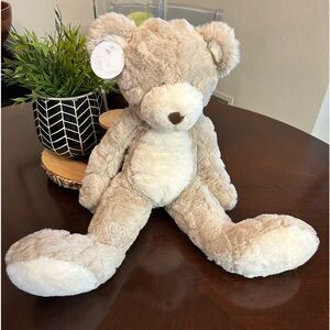 MUD PIE Big‎ 20” Plush Bear Long Legs Super Soft Stuffed Animal Toy NWT